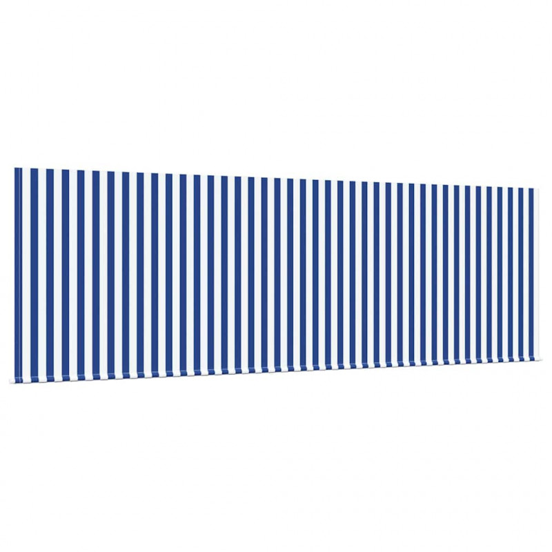 Markiza zwijana Paski Niebieski 350 x 200 cm tkanina
