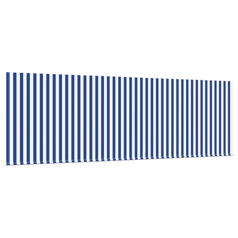 Markiza zwijana Paski Niebieski 350 x 200 cm tkanina