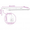 Markiza zwijana Antracyt 350 x 200 cm tkanina