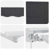 Markiza zwijana Kremowy 350 x 200 cm Poliester i aluminium