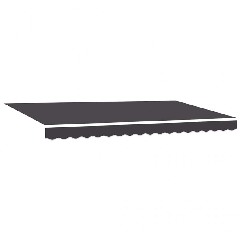 Markiza zwijana Antracyt 350 x 200 cm Poliester i aluminium
