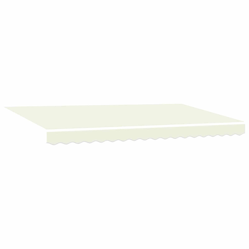 Markiza zwijana Kremowy 400 x 200 cm Poliester i aluminium