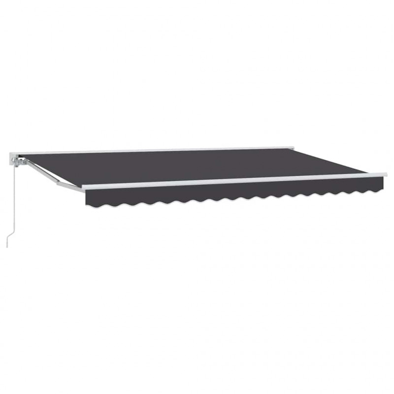Rama markizy Antracyt 400 x 200 cm Poliester z powłoką PU