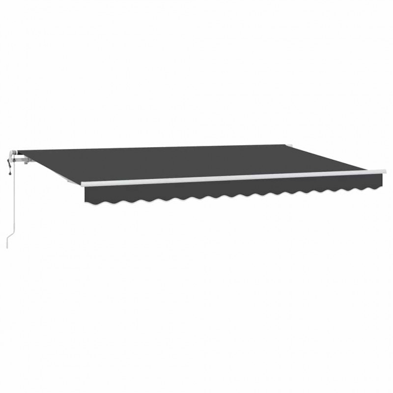 Markiza zwijana Antracyt 400 x 200 cm tkanina