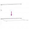 Markiza zwijana Antracyt 400 x 200 cm Poliester i aluminium