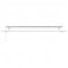 Markiza zwijana bordowy 400 x 200 cm tkanina