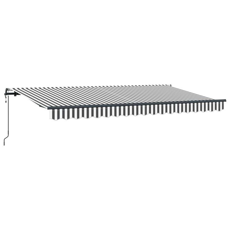 Markiza zwijana Antracyt 400 x 200 cm tkanina