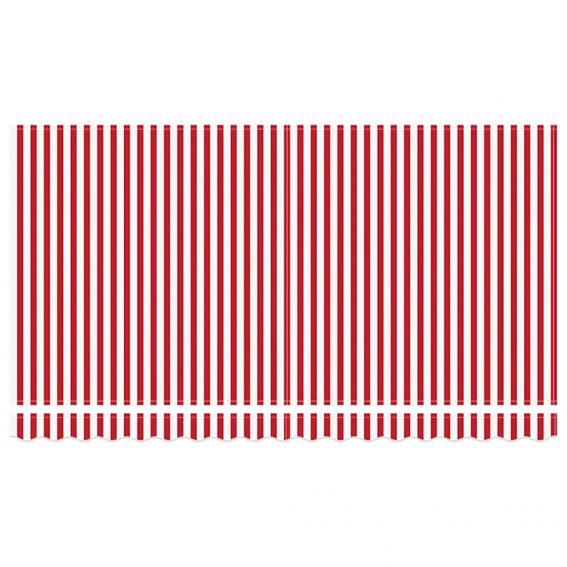 Rama markizy Czerwony i Biały 400 x 200 cm