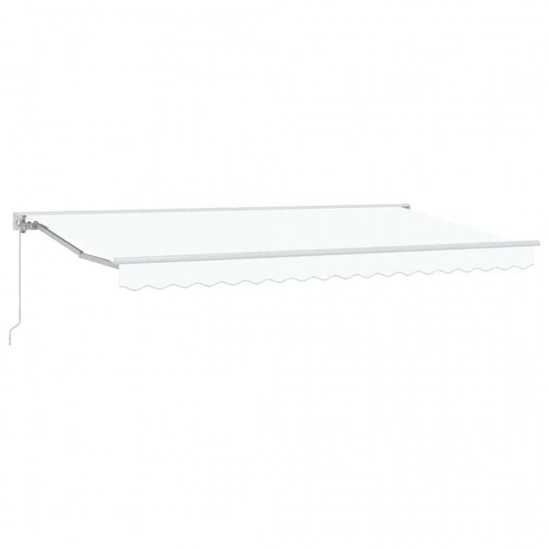 Rama markizy Biały 400 x 200 cm Poliester z powłoką PU