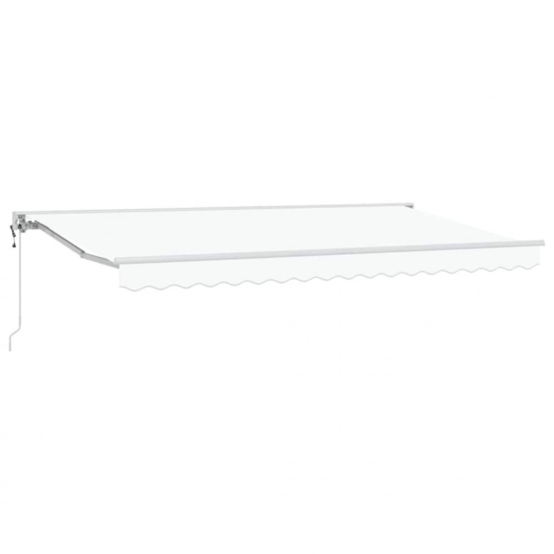 Rama markizy Biały 400 x 200 cm Poliester z powłoką PU