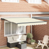 Rama markizy Kremowy 300 x 250 cm Poliester z powłoką PU