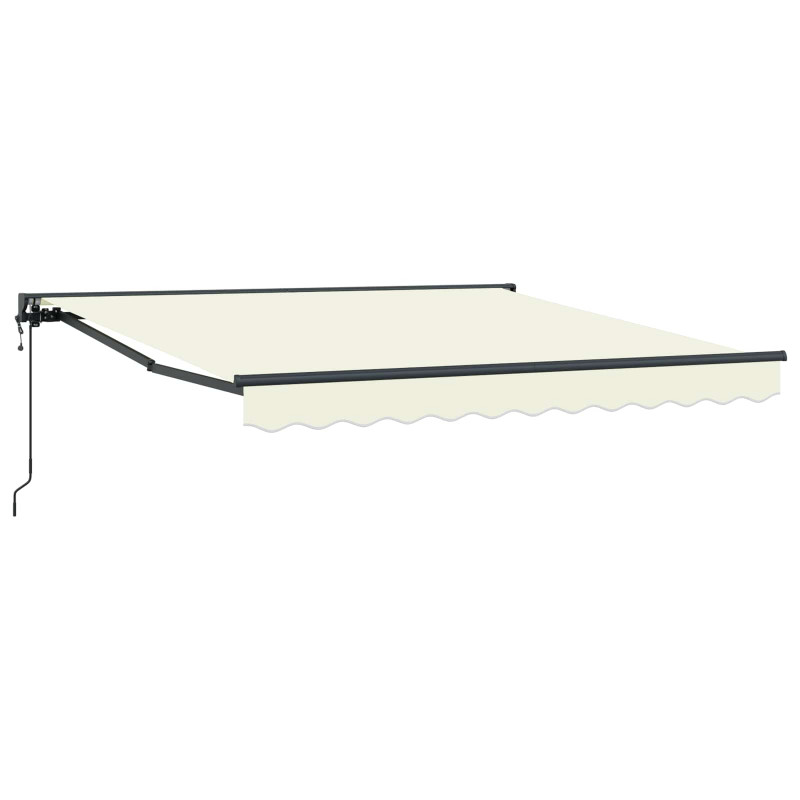 Rama markizy Kremowy 300 x 250 cm Poliester z powłoką PU