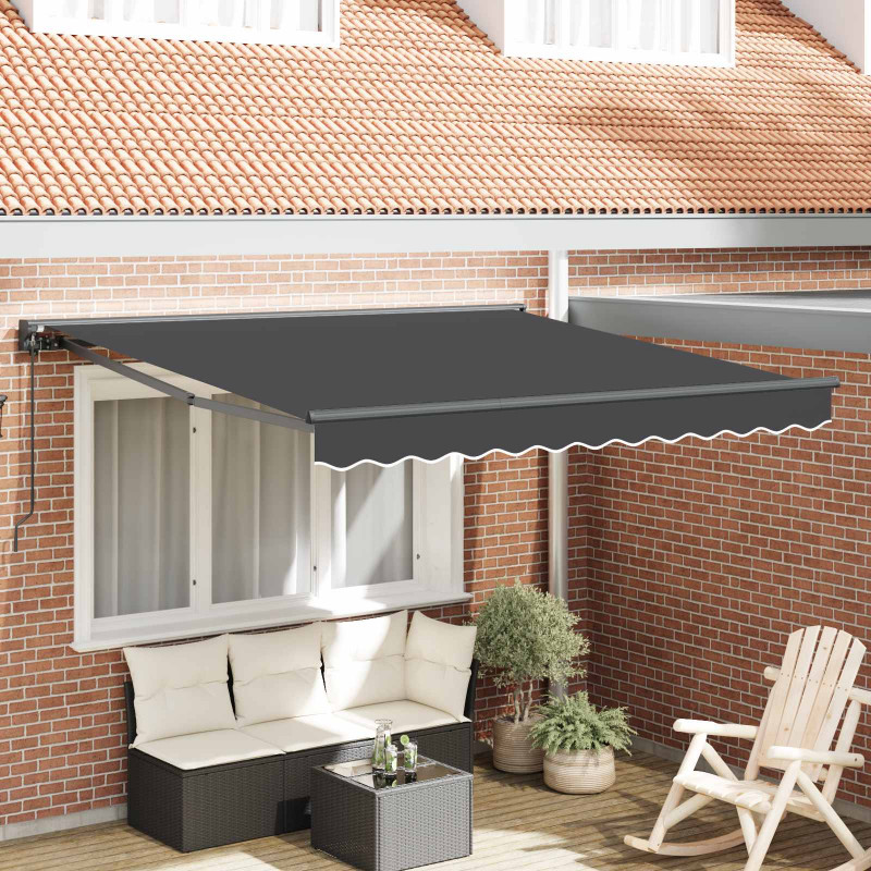 Rama markizy Antracyt 300 x 250 cm Poliester z powłoką PU