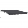 Rama markizy Antracyt 300 x 250 cm Poliester z powłoką PU