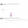 Markiza zwijana pomarańczowy i brązowy 300 x 250 cm