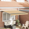 Markiza zwijana Wielokolorowe 300 x 250 cm Poliester i Stal