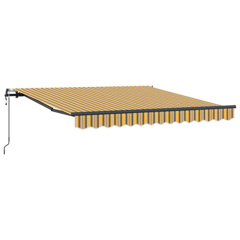 Markiza zwijana Wielokolorowe 300 x 250 cm Tkanina i aluminium