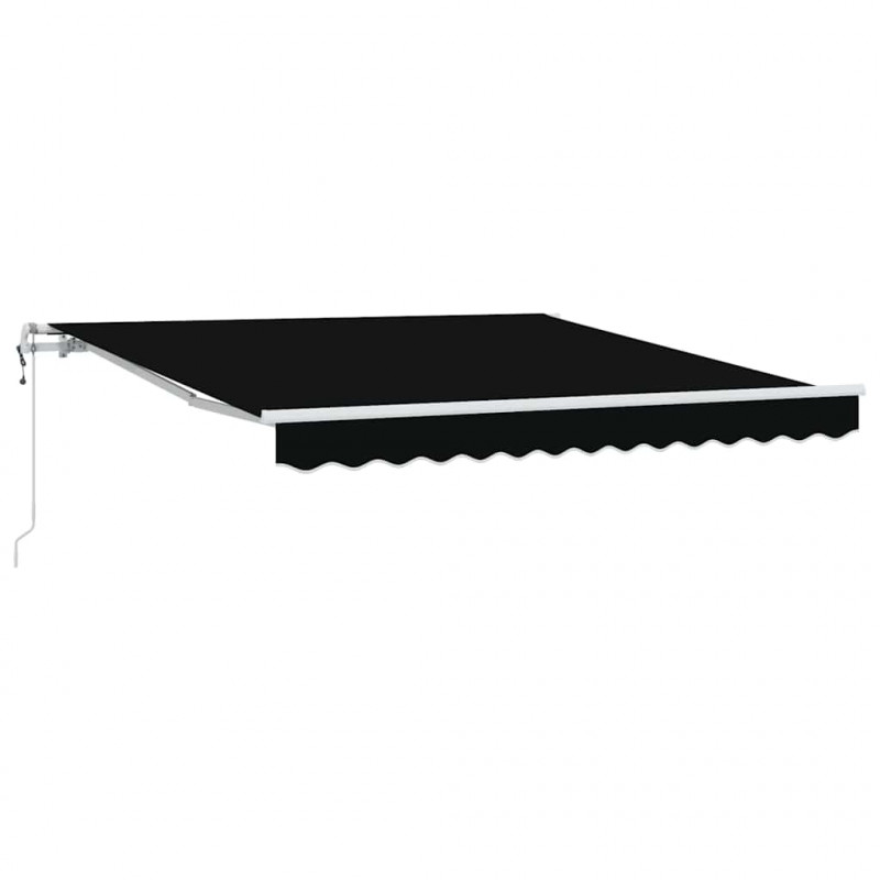Elektryczna Rozkładana Markiza Czarny 300 x 250 cm
