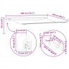 Markiza zwijana Czarny 300 x 250 cm Poliester i Metal