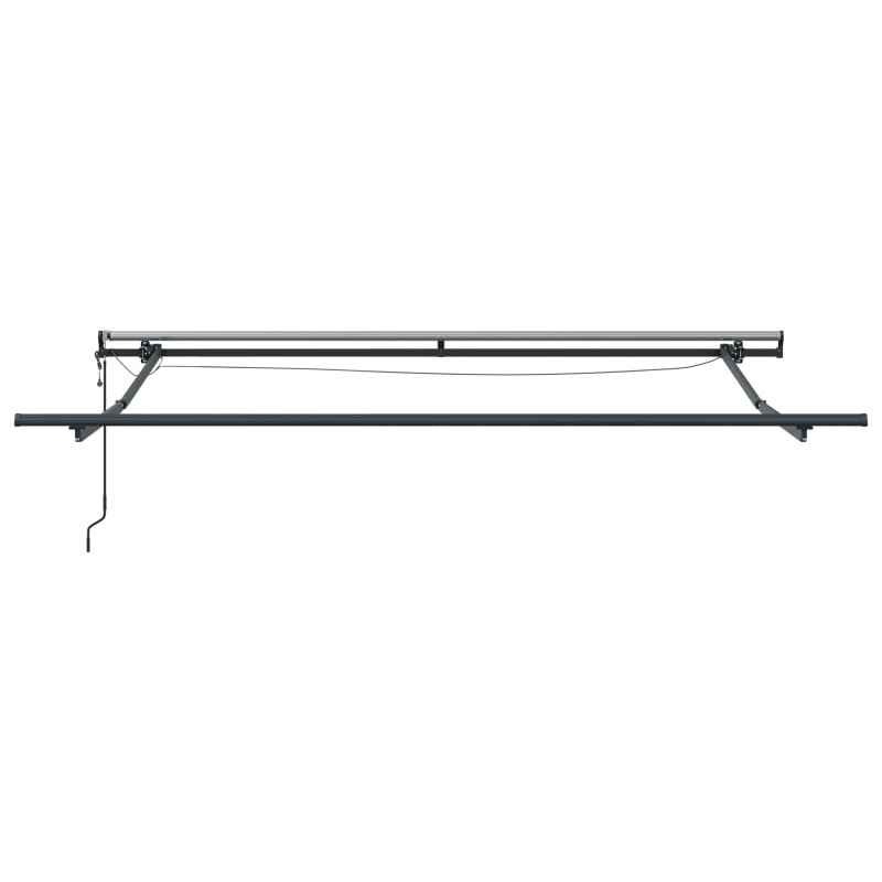 Tkanina Zadaszenia z Czarny 300 x 250 cm Poliester