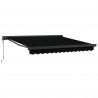 Markiza Czarny 300 x 250 x 165 cm Poliester i aluminium