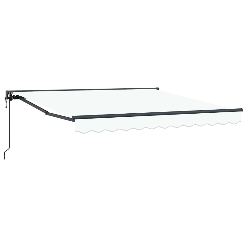 Rama markizy Biały 300 x 250 cm Poliester z powłoką PU
