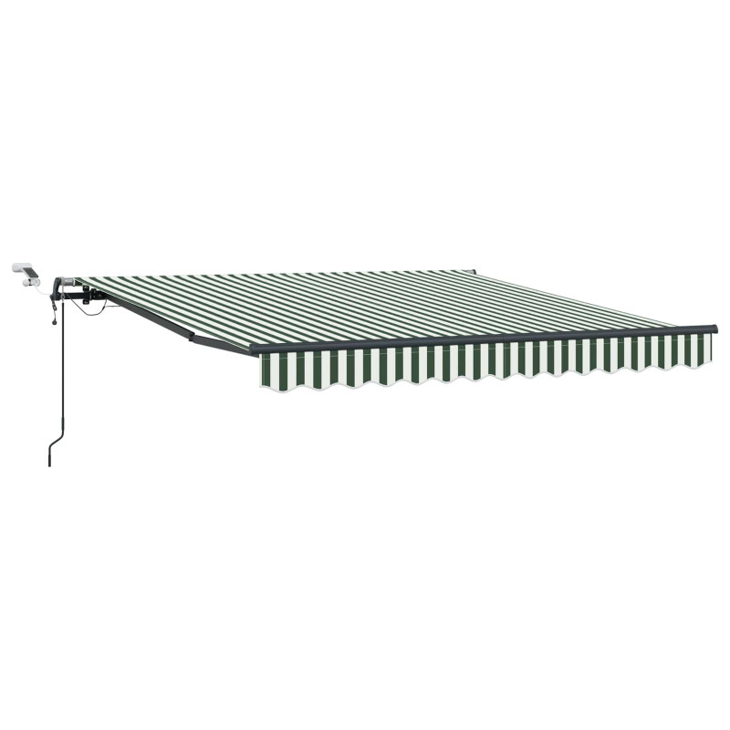 Tkanina Zadaszenia z Zielony i Biały 300 x 250 cm Poliester