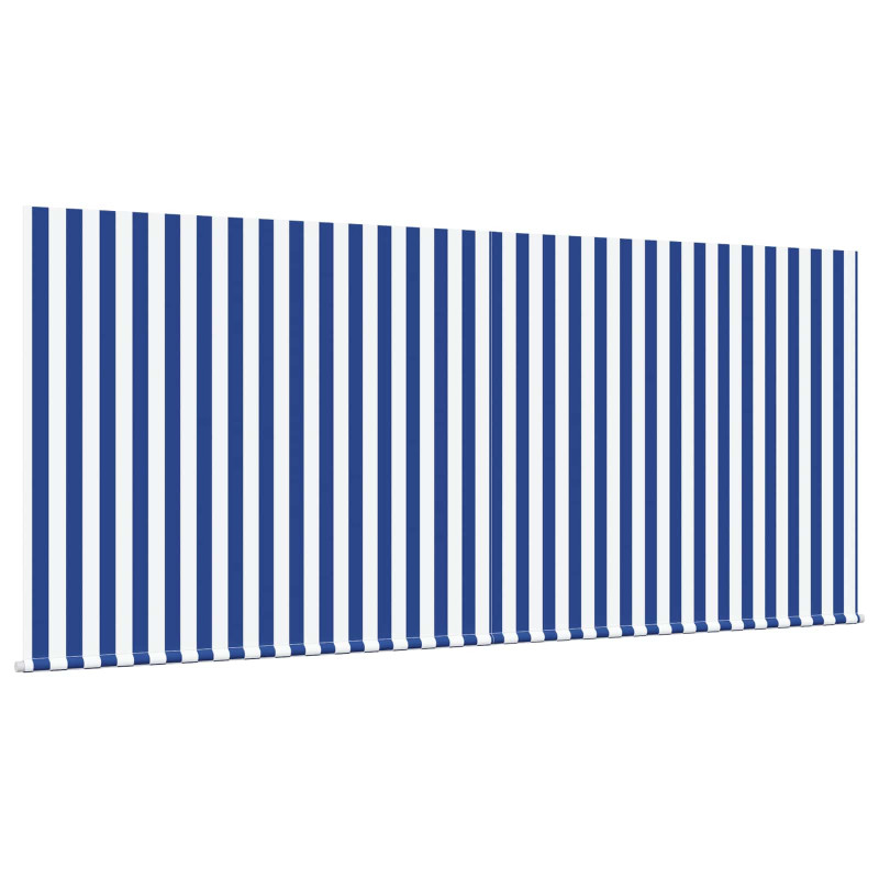 Markiza zwijana Niebieski i biały 350 x 250 cm