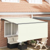 Markiza zwijana Kremowy 350 x 250 cm Poliester i aluminium