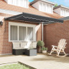 Rama markizy Antracyt 350 x 250 cm Poliester z powłoką PU