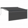 Markiza zwijana Antracyt 350 x 250 cm Poliester i aluminium