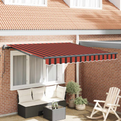 Markiza zwijana Czerwony i Czarny 350 x 250 cm