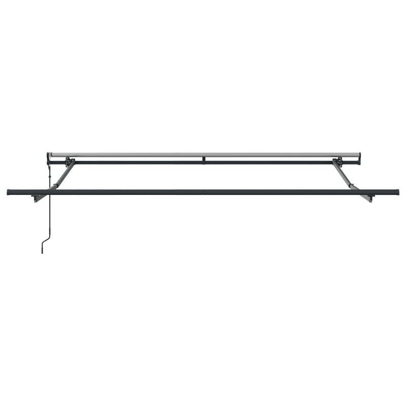 Markiza zwijana Czerwony i Czarny 350 x 250 cm