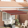 Markiza Czerwony i Czarny 350 x 250 x 165 cm Poliester