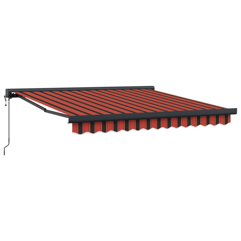 Markiza Czerwony i Czarny 350 x 250 x 165 cm