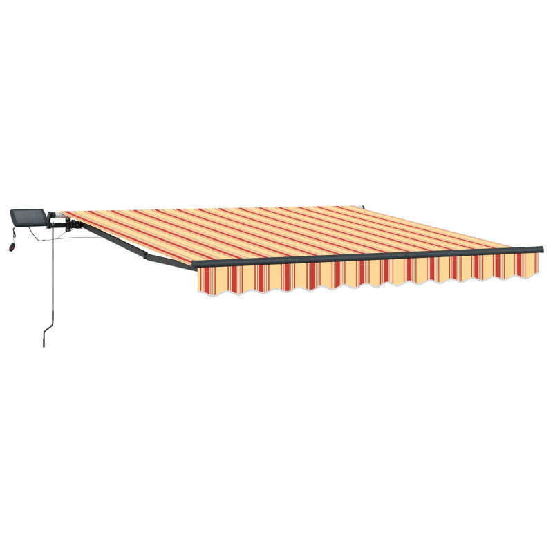 Markiza zwijana żółty i pomarańczowy 350 x 250 cm tkanina