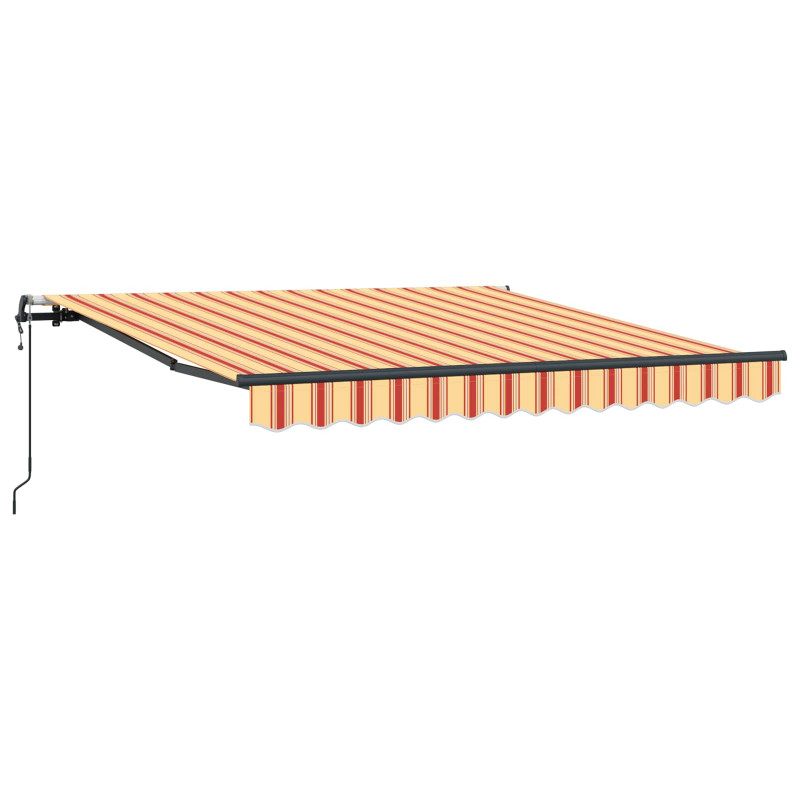 Markiza zwijana Żółty i pomarańczowy 350 x 250 cm