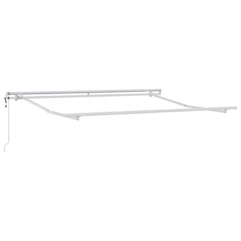 Elektryczna Rozkładana Markiza Czerwony i Biały 350 x 250 cm