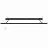 Markiza zwijana Czerwony i Biały 350 x 250 cm Tkanina i Metal