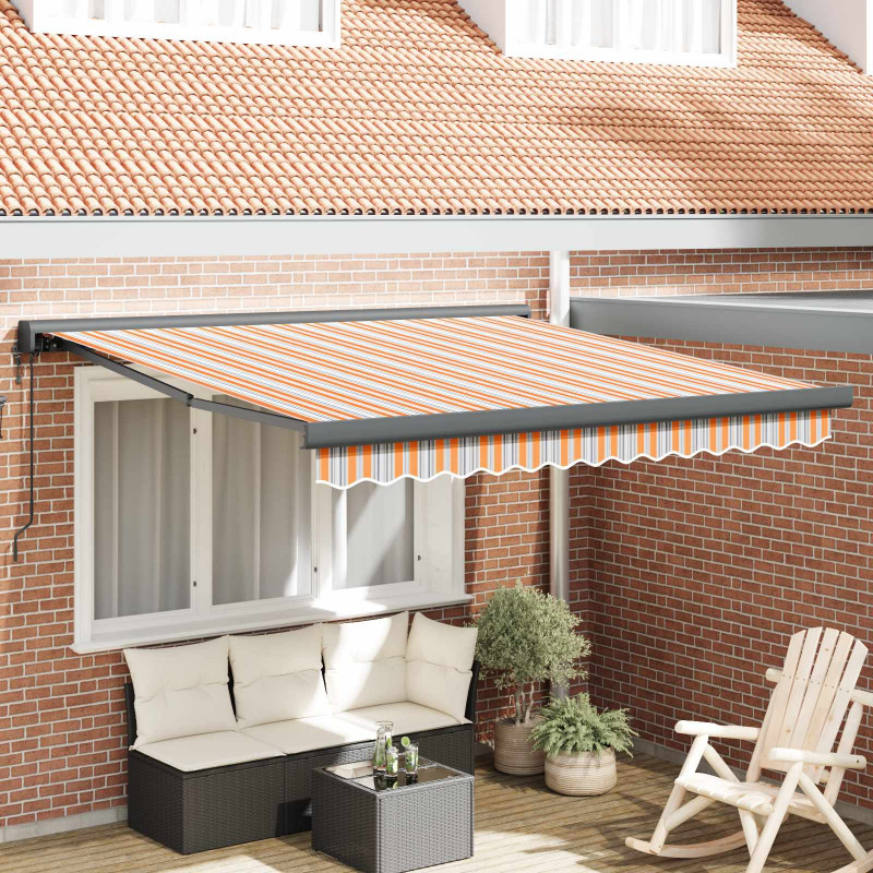 Markiza Wielokolorowe 350 x 250 cm Poliester i aluminium