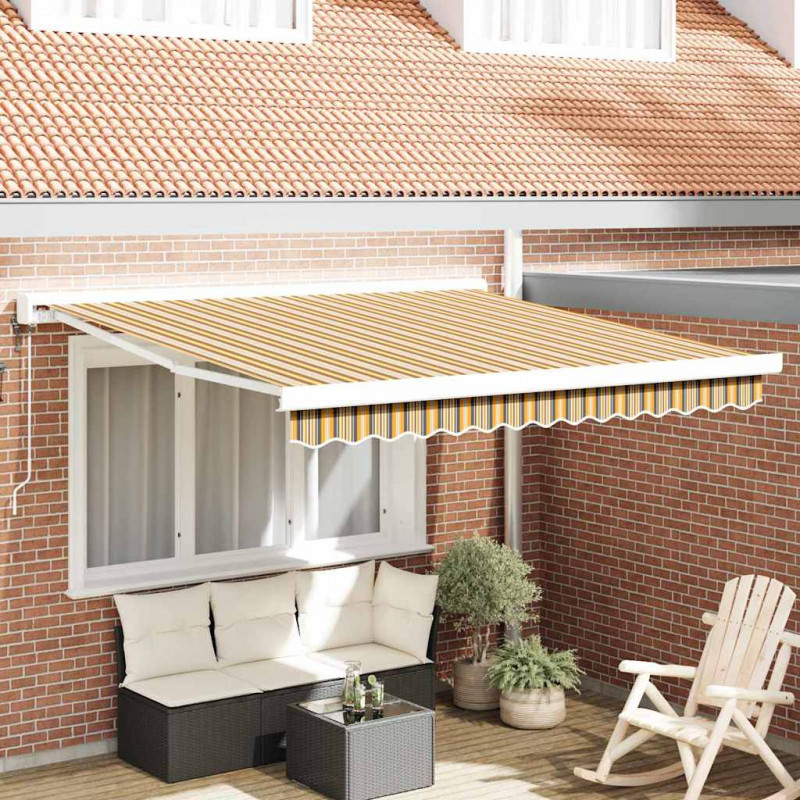 Markiza Wielokolorowe 350 x 250 cm Poliester i aluminium