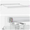 Markiza Wielokolorowe 350 x 250 cm Poliester i aluminium