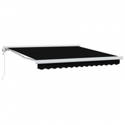 Markiza Czarny 350 x 250 cm Poliester i aluminium
