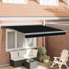Markiza Czarny 350 x 250 x 165 cm Poliester i aluminium