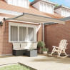 Markiza zwijana Beżowy 350 x 250 cm Poliester i aluminium