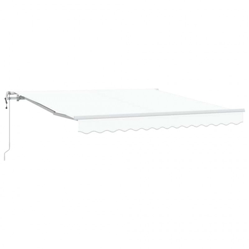 Elektryczna Rozkładana Markiza Biały 350 x 250 cm