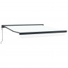 Markiza Biały 350 x 250 x 165 cm Poliester i aluminium