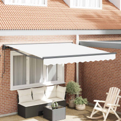 Rama markizy Biały 350 x 250 cm Poliester z powłoką PU