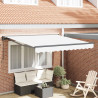 Rama markizy Biały 350 x 250 cm Poliester z powłoką PU