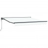 Rama markizy Biały 350 x 250 cm Poliester z powłoką PU